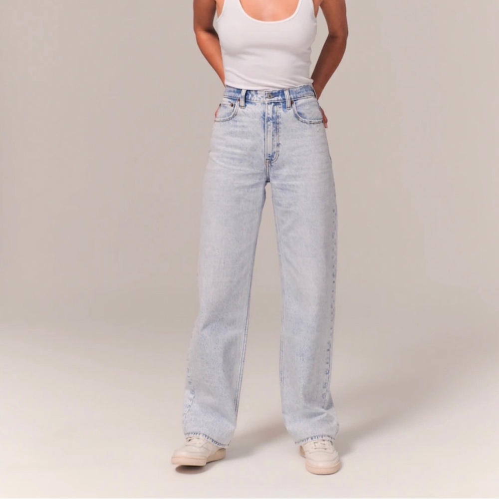 Abercrombie and Fitch High Rise Loose Fit
